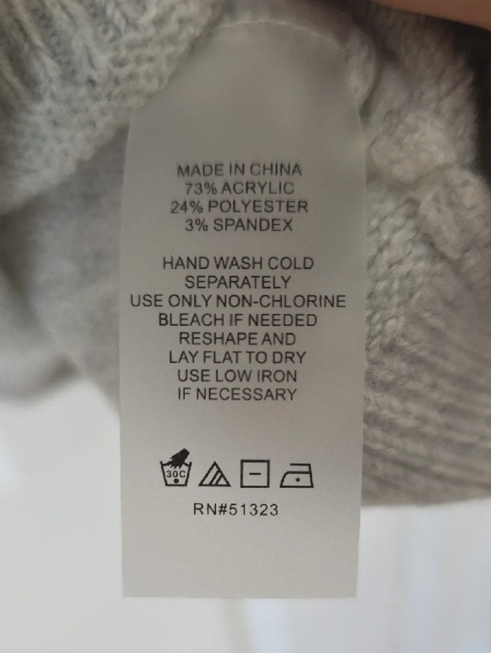 Vince Camuto Heather Gray Raglan Crewneck Sweater Size S Like New - Picture 14 of 14